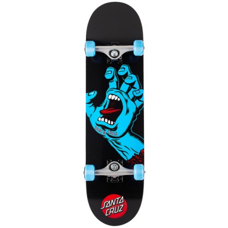 SANTA CRUZ SKATE SCREAMING HAND 8" NOIR