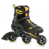 ROLLERBLADE MACROBLADE 100 3WD ANTHRACITE JAUNE HOMME
