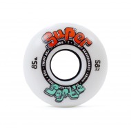 ENUFF ROUES SUPER SOFTIES 58 MM BLANC