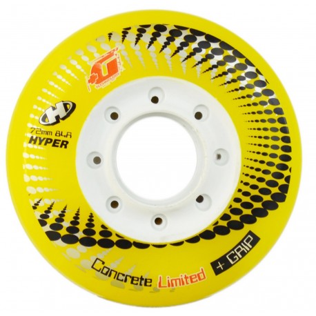HYPER ROUE CONCRETE +G 76MM JAUNE