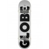 GLOBE SKATE COMPLET G0 FUBAR WHITE BLACK 8.25"