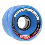 HAWGS WHEELS ROUES 60MM CHUBBY 78A BLUE WHITE