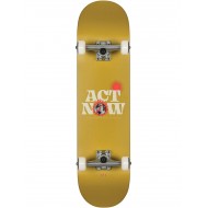 GLOBE SKATE COMPLET G1 ACT NOW 8" MUSTARD