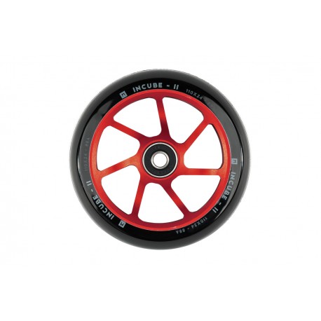 ETHIC DTC ROUE INCUBE V2 110MM ROUGE + ROULEMENTS