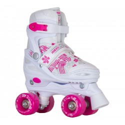 ROCES ROLLER QUAD QUADDY 3.0 GIRL BLANC ROSE