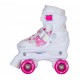 ROCES ROLLER QUAD QUADDY 3.0 GIRL BLANC ROSE