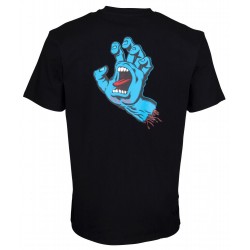 SANTA CRUZ T-SHIRT SCREAMING HAND CHEST BLACK