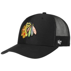 47 BRAND CASQUETTE NHL CHICAGO BLACKHAWKS BLACK 