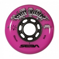 SEBA ROUES STREET INVADER 80MM PINK