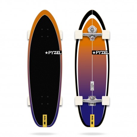 YOW SURFSKATE SHADOW PYZEL 33.5"
