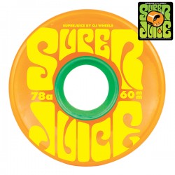 OJ WHEELS ROUE 60MM SUPER JUICE YELLOW 78A