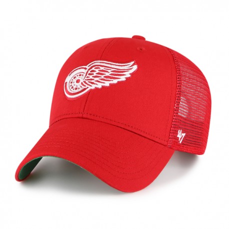 47 BRAND CASQUETTE NHL DETROIT RED WINGS BRANSON MVP RED