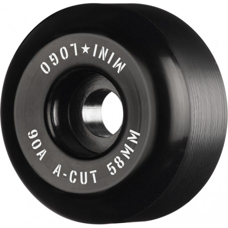 MINI LOGO ROUES A-CUT 58 MM A-CUT I 90A HYBRID BLACK