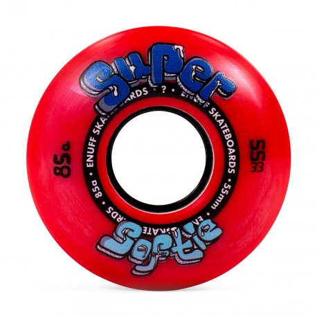 ENUFF ROUES SUPER SOFTIES 55MM ROUGE