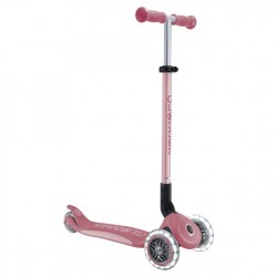 GLOBBER TROTTINETTE ENFANT PRIMO PLIABLE LIGHTS CORAL PINK