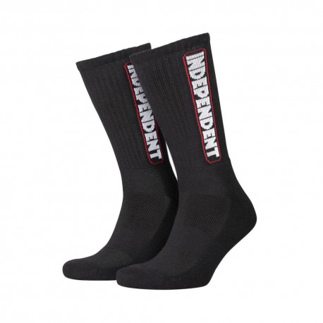 INDEPENDENT CHAUSSETTES BAR LOGO NOIR 42-45