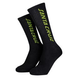 SANTA CRUZ CHAUSSETTES STRIP BLACK