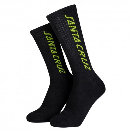 SANTA CRUZ CHAUSSETTES STRIP BLACK