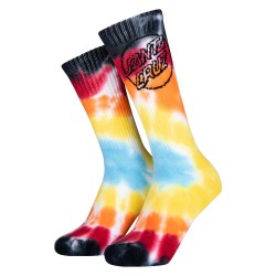 SANTA CRUZ CHAUSSETTES OPUS DOT BLACK RAINBOW