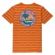 SANTA CRUZ T-SHIRT JR PARADISE BREAK APRICOT WAVE STRIPE