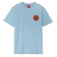 SANTA CRUZ T-SHIRT CLASSIC DOT CHEST SKY BLUE