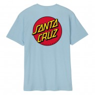 SANTA CRUZ T-SHIRT CLASSIC DOT CHEST SKY BLUE