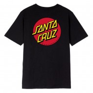 SANTA CRUZ T-SHIRT CLASSIC DOT CHEST BLACK