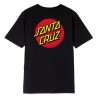 SANTA CRUZ T-SHIRT CLASSIC DOT CHEST BLACK