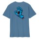 SANTA CRUZ T-SHIRT SCREAMING HAND CHEST DUSTY BLUE