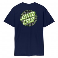 SANTA CRUZ T-SHIRT VIVID SLICK DOT MIDNIGHT BLUE 