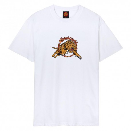 SANTA CRUZ T-SHIRT SALBA TIGER WHITE