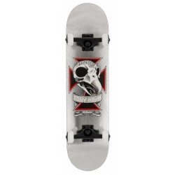 BIRDHOUSE SKATE STAGE 3 HAWK SKULL 2 7.75 SILVER FOIL