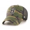 47 BRAND CASQUETTE MLB BOSTON RED SOX CAMO BRANSON MVP