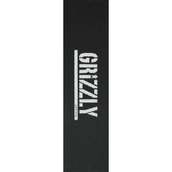 GRIZZLY GRIP PLAQUE STAMP PRINT WHITE 