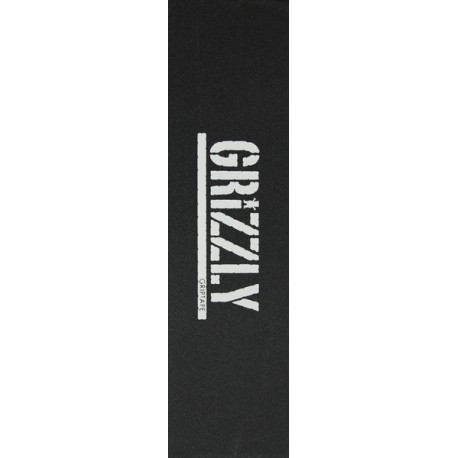 GRIZZLY GRIP PLAQUE STAMP PRINT WHITE 