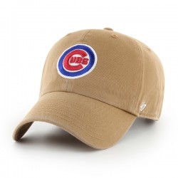 47 BRAND CASQUETTE MLB CHICAGO CUBS CLEAN UP NO LOOP CAMEL