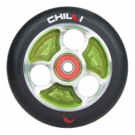 CHILLI ROUE 100 MM ALU NOIR VERT