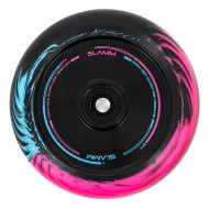 SLAMM ROUE 110MM SWIRL HOLLOW CORE BLACK WHITE