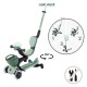 GLOBBER TROTTINETTE GO UP BABY LIGHTS 360° SAUGE