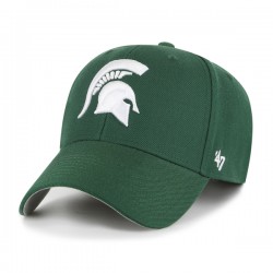 47 BRAND CASQUETTE NCAA MICHIGAN STATE UNIVERSITY SPARTANS MVP DARK GREEN