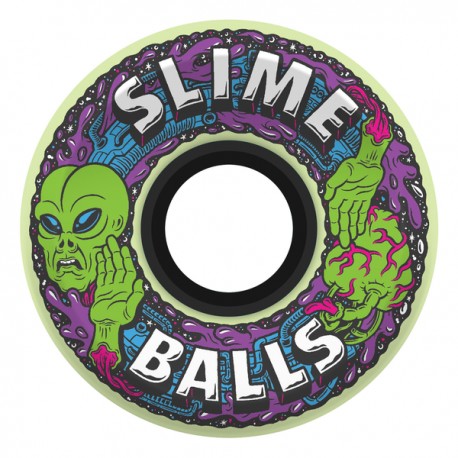 SLIME BALLS ROUES (X4) 60MM ALIEN OG SLIME GITD 78A