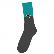 TOY MACHINE CHAUSSETTES DEAD MONSTER SPLIT TEAL