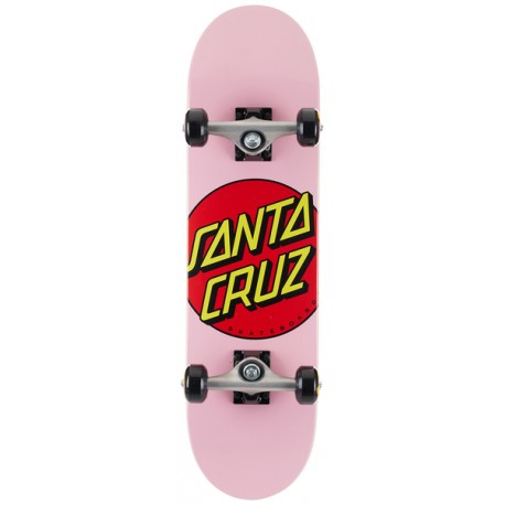 SANTA CRUZ SKATE MID CLASSIC DOT RED 7.25"X 29.9"