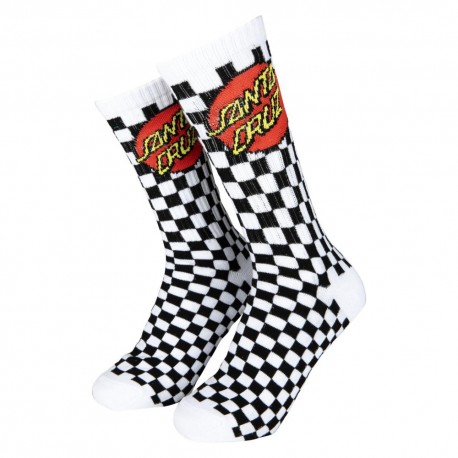 SANTA CRUZ CHAUSSETTES SCREAMING MINI HAND WHITE