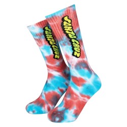 SANTA CRUZ CHAUSSETTES COMIC STRIP TRIP OUT TIE DYE