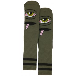 TOY MACHINE CHAUSSETTES BLOODSHOT EYE ARMY
