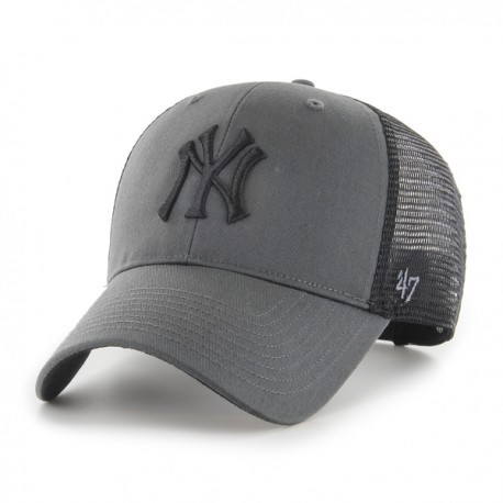 47 BRAND CASQUETTE MLB NEW YORK YANKEES BRANSON MVP CHARCOAL 1