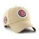 47 BRAND CASQUETTE MLB CHICAGO CUBS SURE SHOT SNAPBACK MVP KHAKI