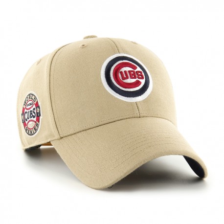 47 BRAND CASQUETTE MLB CHICAGO CUBS SURE SHOT SNAPBACK MVP KHAKI