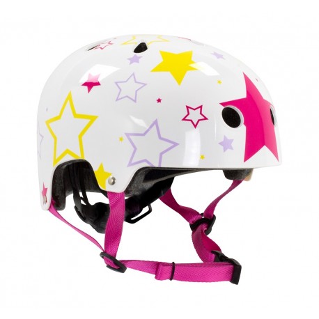 SFR CASQUE AJUSTABLE ENFANT WHITE PINK XXS